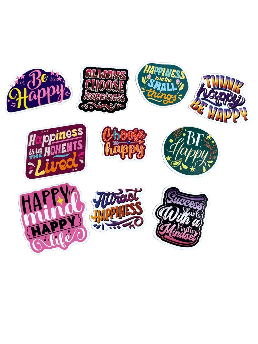 🔥Happiness Stickers 10-Pack